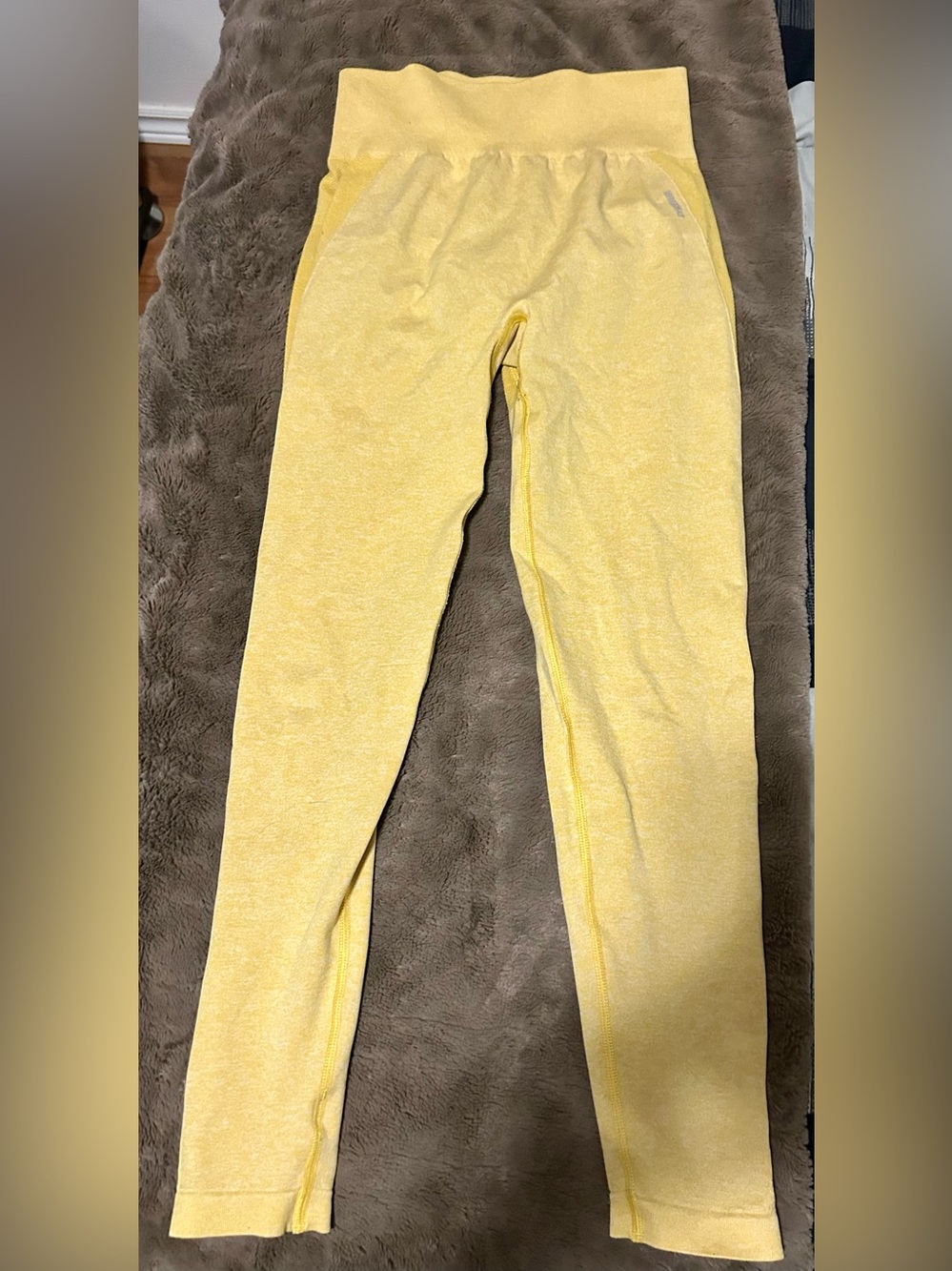 Yellow Stretch Active Leggings 🍋